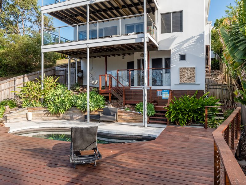 Deck chairs for sunset relaxation