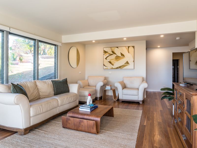 Chic sitting area ideal for evening chats