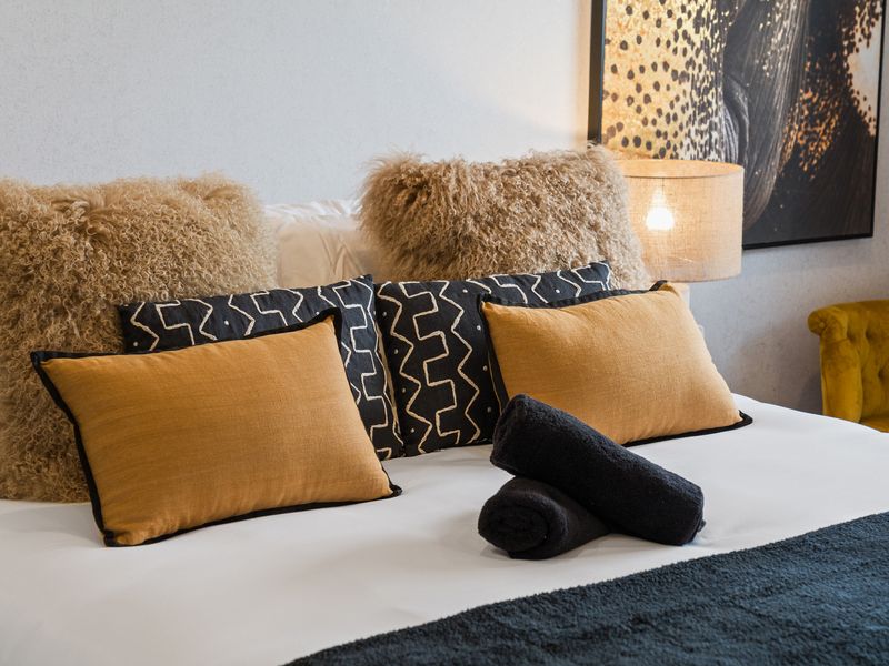 Plush bedding for a restful stay