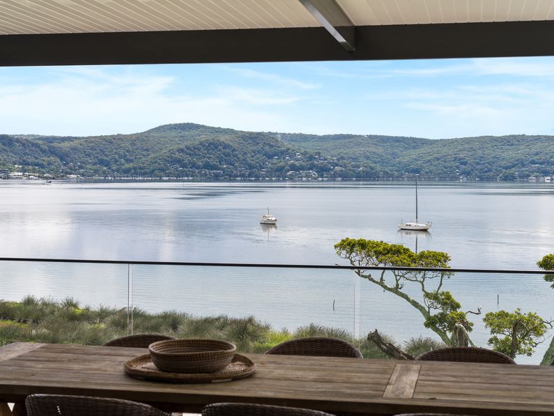 Uninterrupted water views from the deck