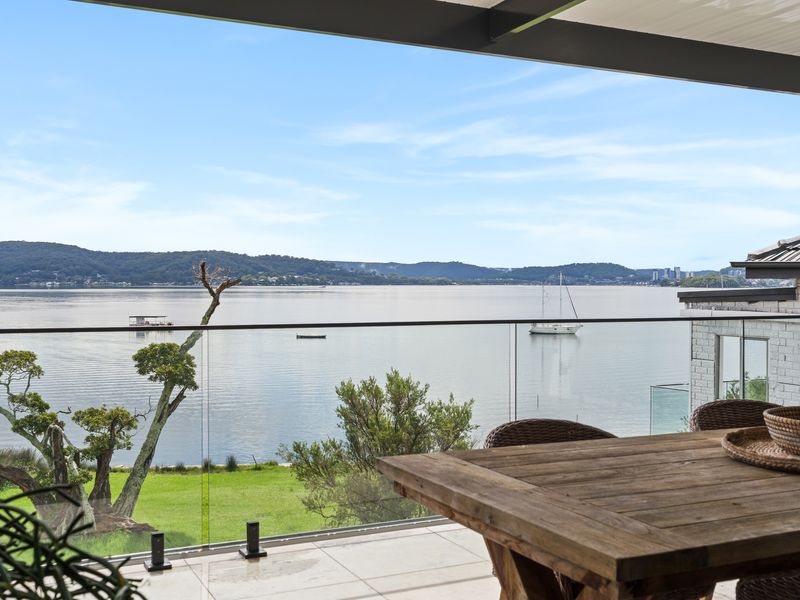 Balcony views overlooking the water