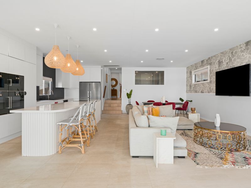 Spacious open-plan living and dining