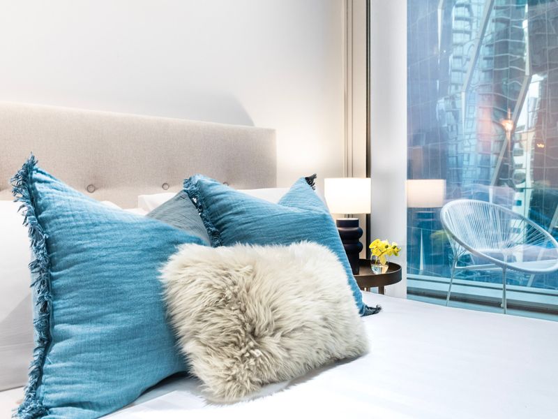 Soft pillows and fresh linens for a restful night’s sleep