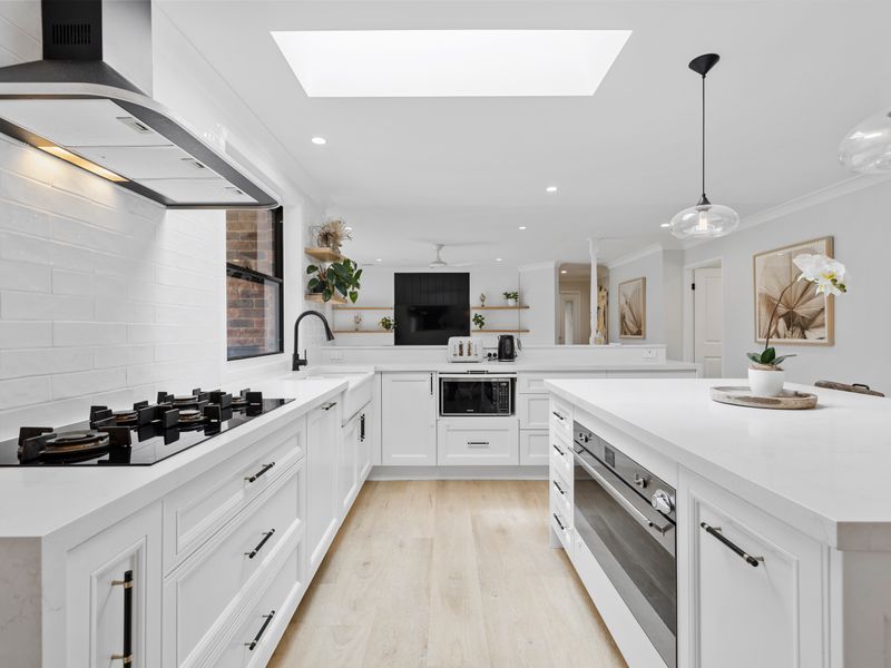 Fully equipped modern kitchen with ample bench space