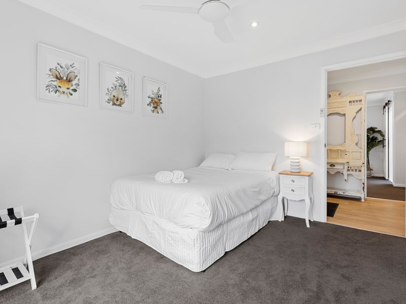 Comfortable bedroom with private ensuite access