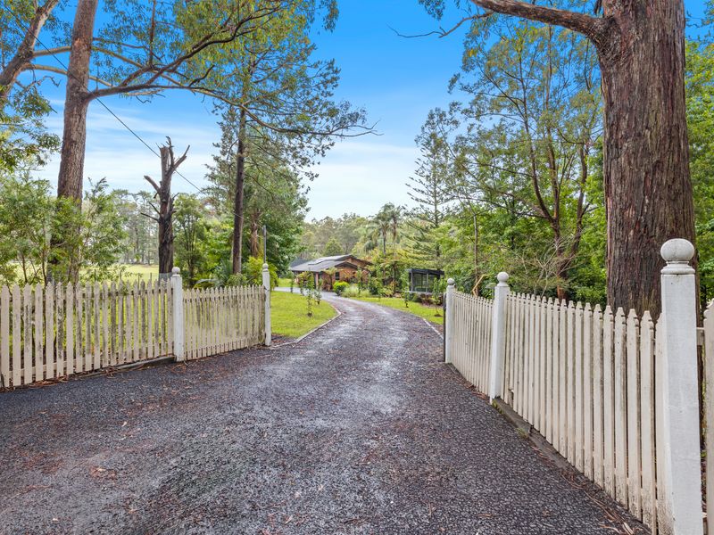 Charming gated entry leading to the private estate