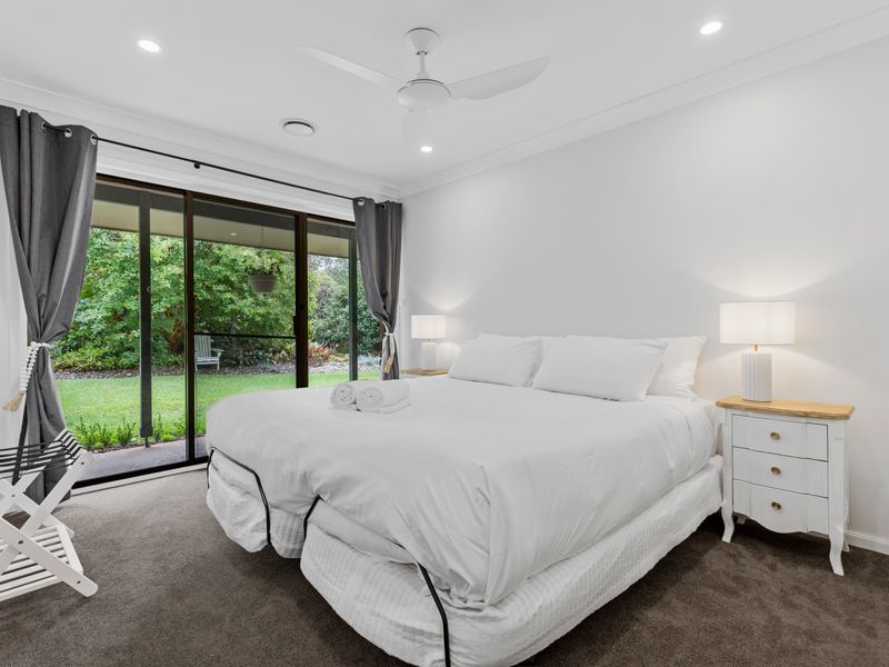 Light-filled bedroom with direct outdoor access