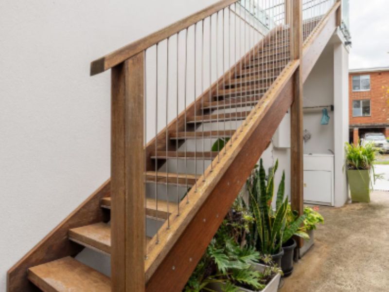 Timber staircase