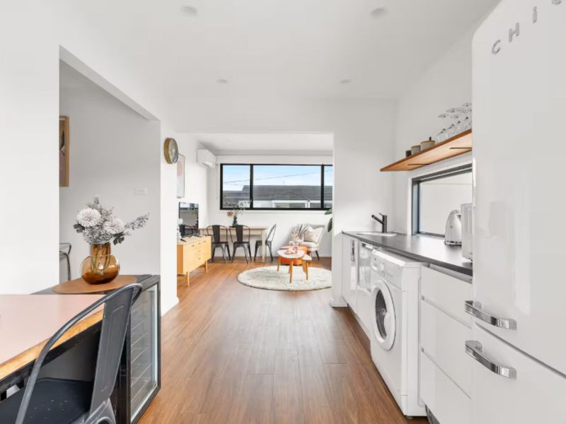 Light-filled kitchen and dining space