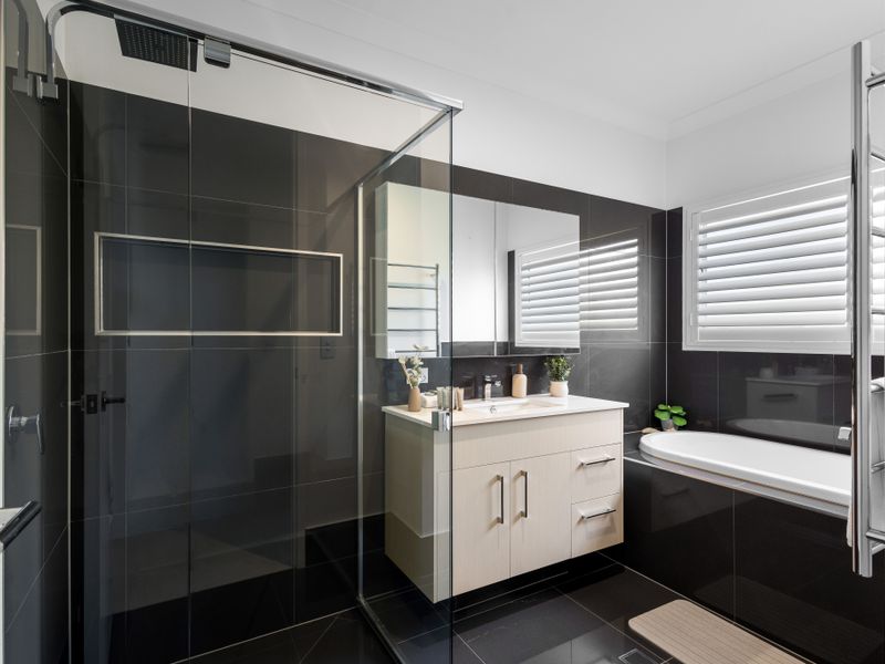 Sleek bathroom style