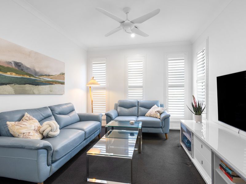 Dedicated entertainment space perfect for movie nights