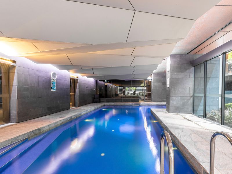Indoor heated swimming pool for year-round enjoyment