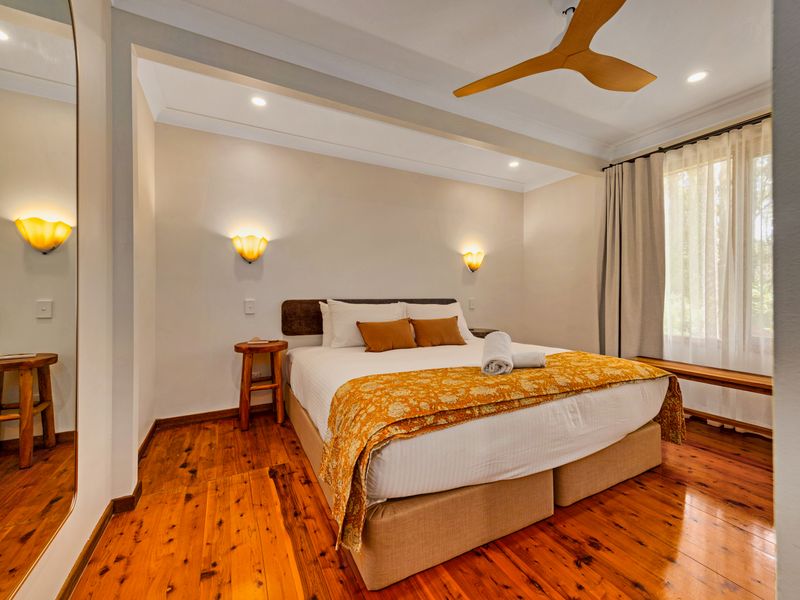 Stylish and comfortable sleeping area.