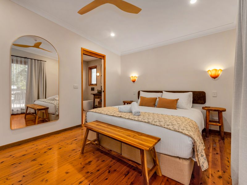 A cozy space to recharge after a day out.