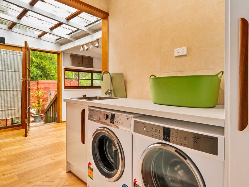 Laundry facilities available for longer or family stays.