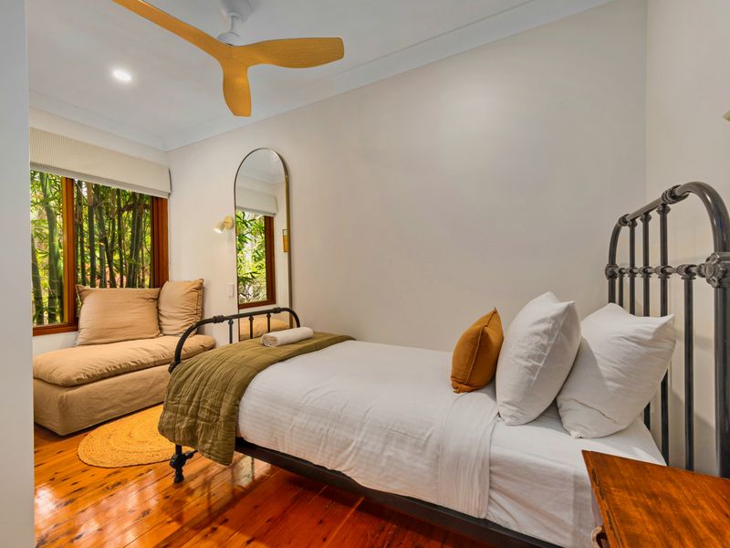 A chic and comfortable bedroom retreat.