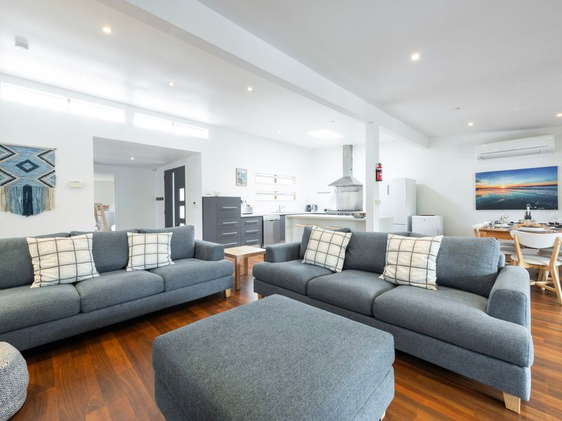 Kick back and relax in this bright, open living room.