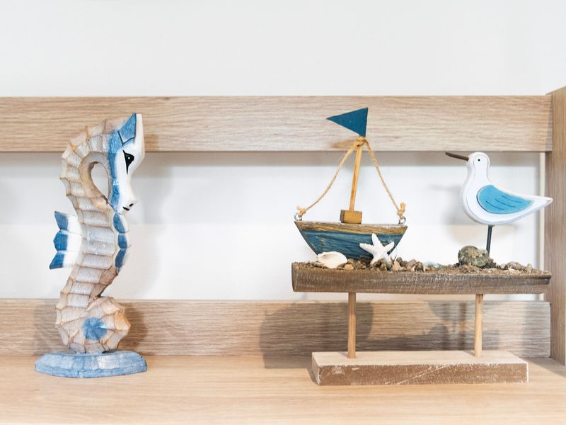 Coastal décor that makes you feel seaside.