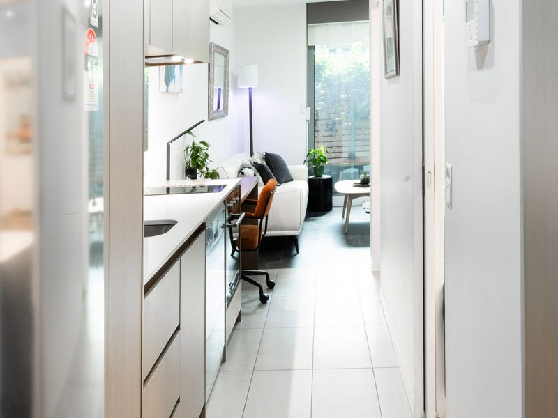 Spacious layout connecting the living, dining, and work zones effortlessly.