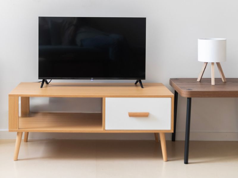 TV and entertainment unit for cozy nights in.