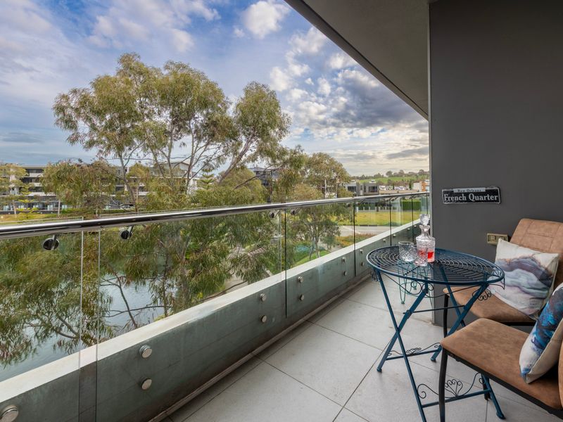 Private balcony with stunning river views — the perfect spot for morning coffee.