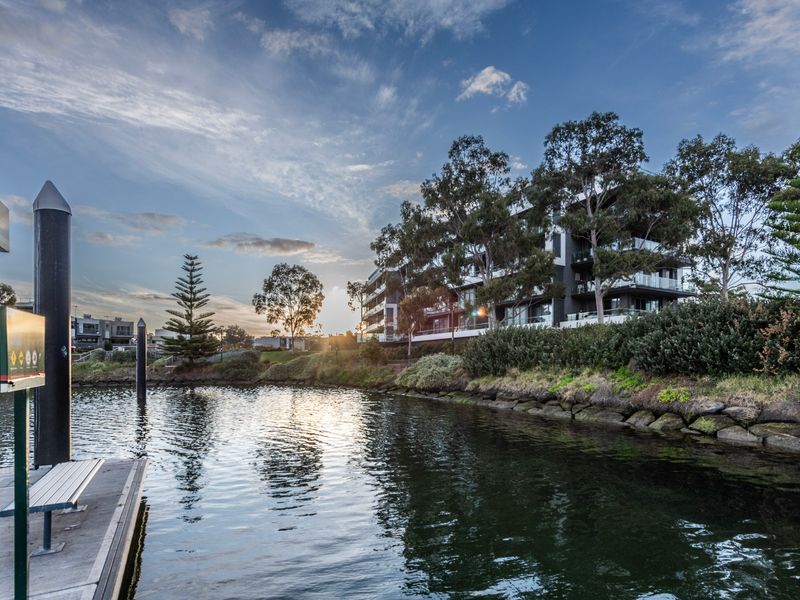 Peaceful waterfront views right at your doorstep — the perfect place to start or end your day