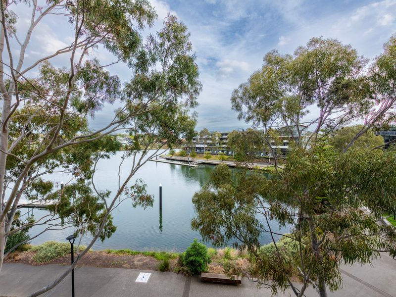 Relax and take in the serene river views framed by lush greenery.