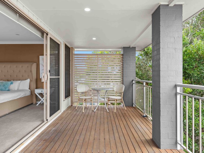 Peaceful terrace with plenty of natural light