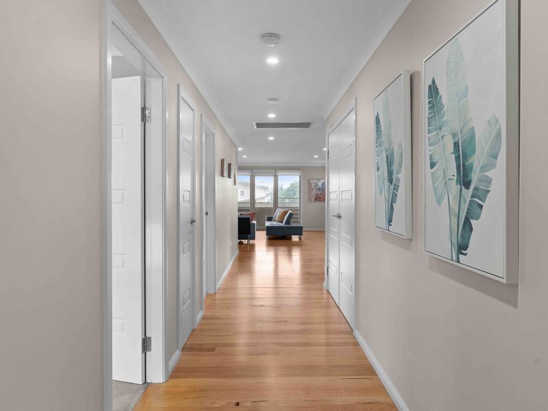 A charming hallway that welcomes you home