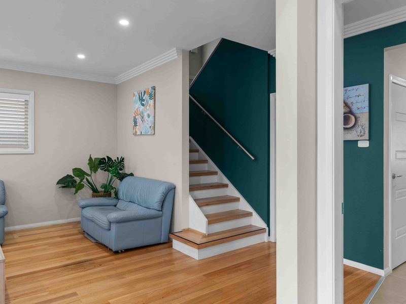 A chic living room with character—perfect for relaxing or entertaining