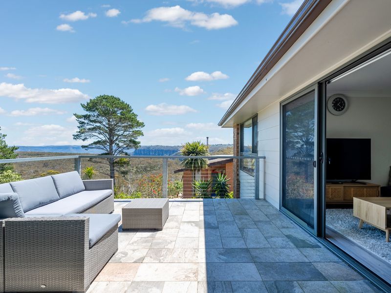 Balcony access directly from the living area with panoramic views