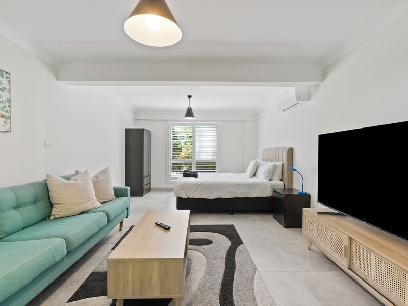 Spacious studio layout perfect for relaxing and unwinding