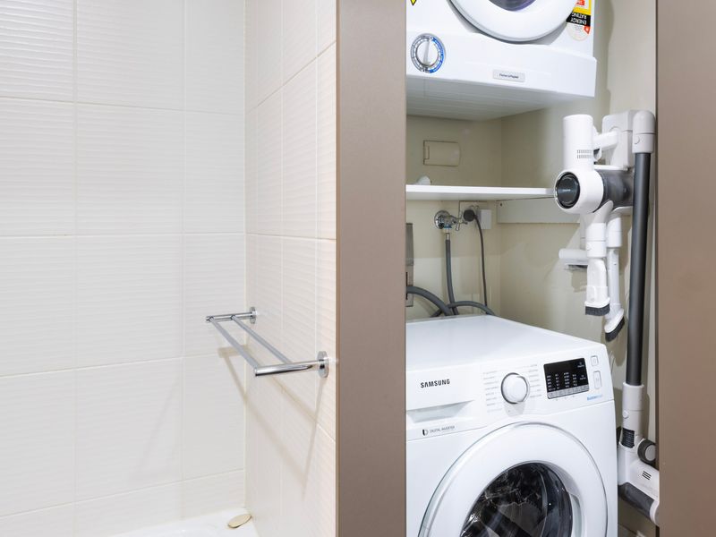 Washer and dryer included for easy everyday living