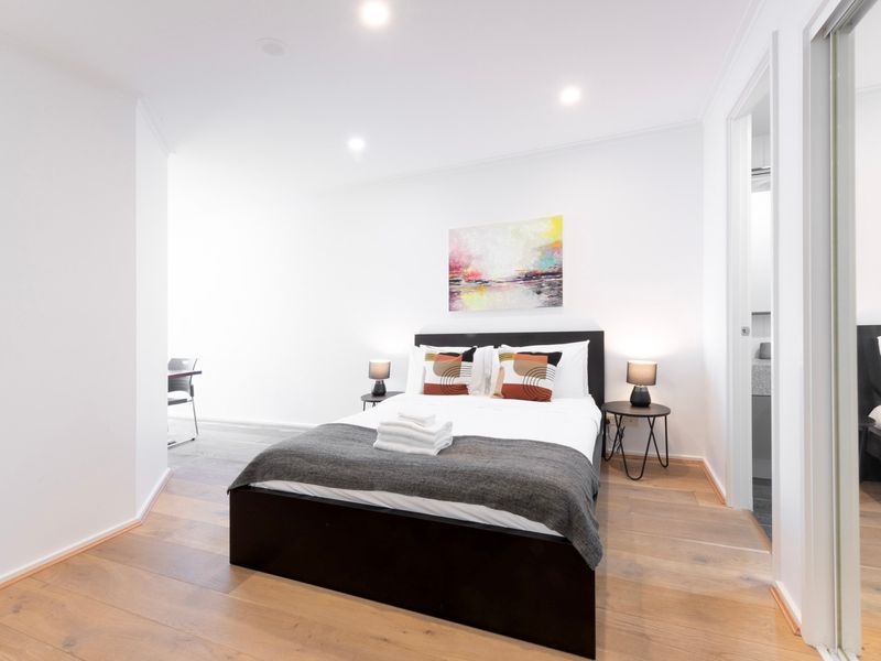 Inviting bedroom designed for a restful night’s sleep