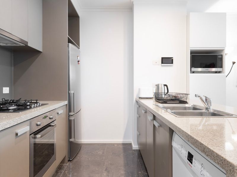 Fully equipped kitchen ready for home-cooked meals