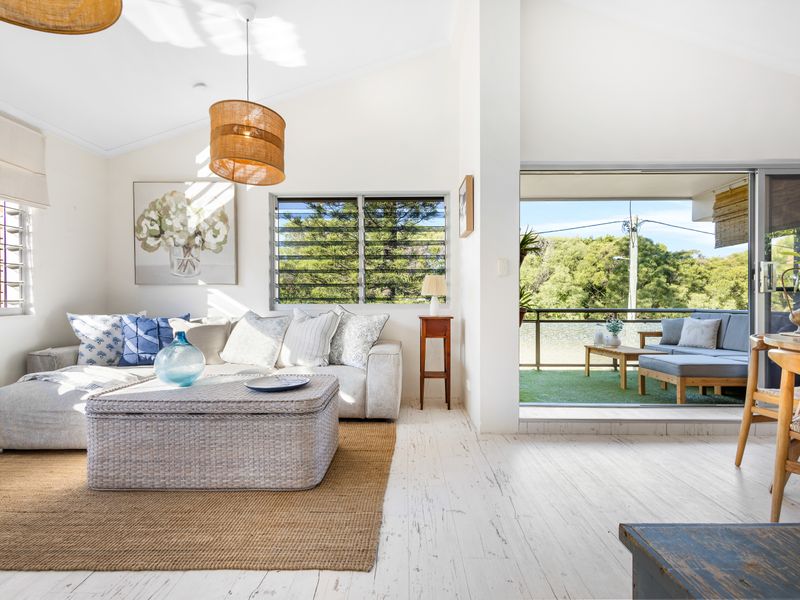 Morning coffee with a serene outlook.