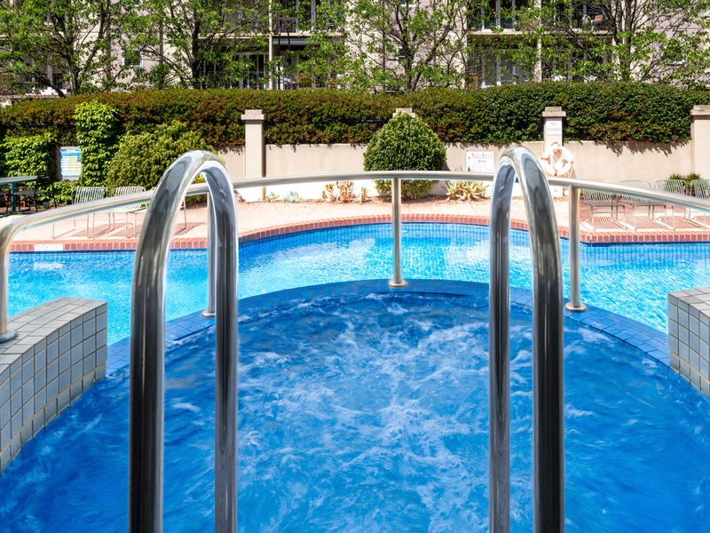 Dive into luxury with this inviting spa.