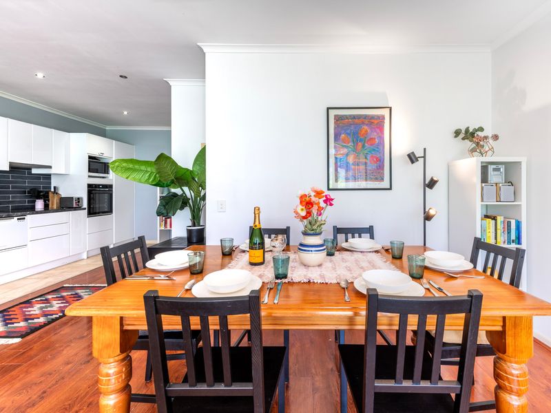 Enjoy family meals or entertaining guests in this spacious dining area.