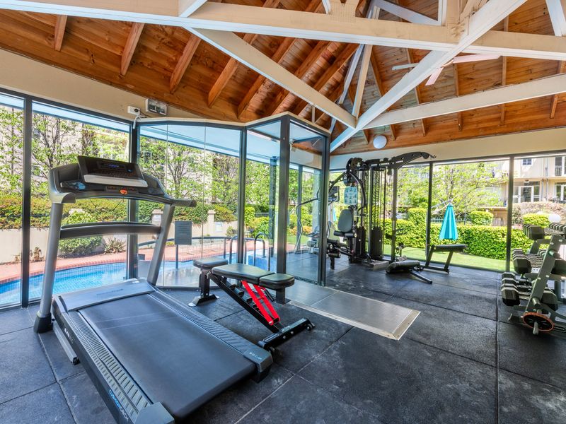 Stay fit in the well-equipped gym, offering both cardio machines and strength equipment.