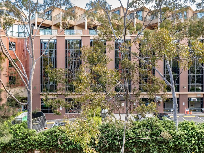 Enjoy peaceful leafy views of the surrounding neighborhood.