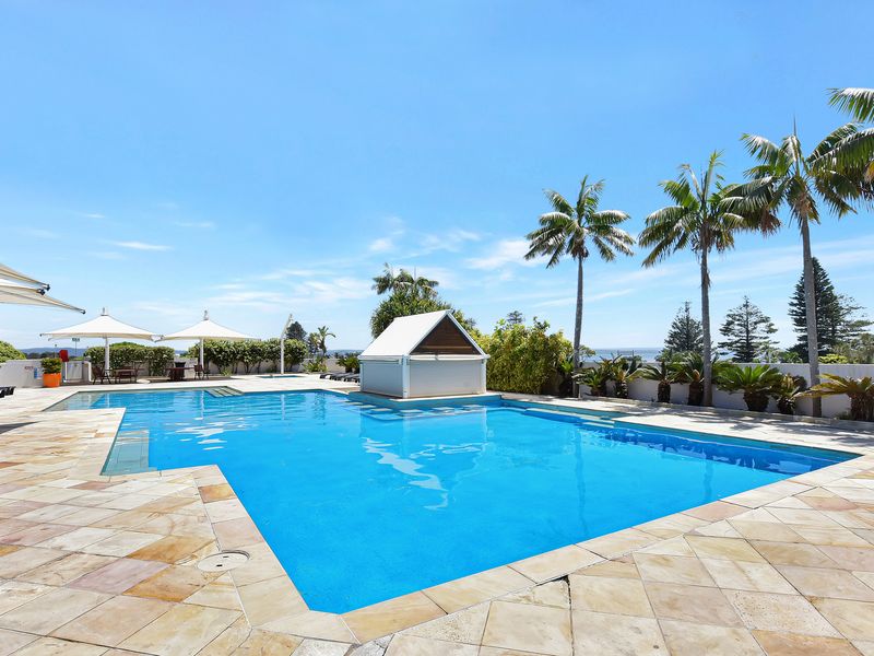 Beautiful outdoor pool perfect for relaxing and cooling off.
