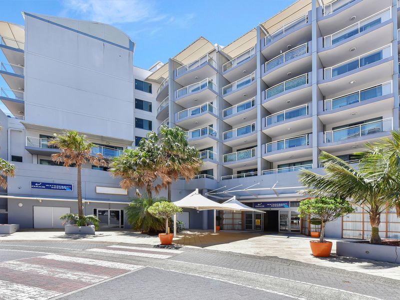 Well-maintained building exterior