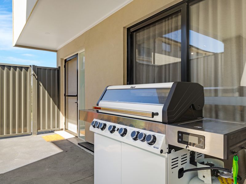 Outdoor BBQ space perfect for relaxed dining