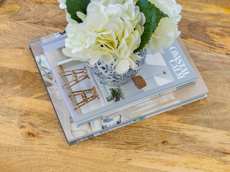 Stylish tabletop décor adding a warm welcoming touch