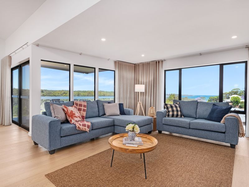 Open dining area with high ceilings and airy vibes