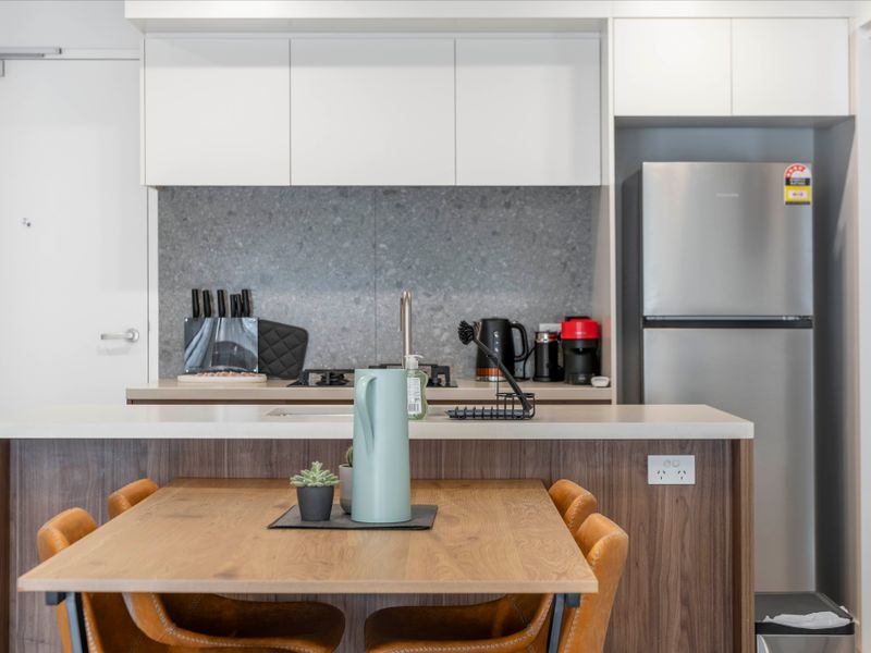 Bright, modern kitchen and dining space—perfect for cooking and gathering.