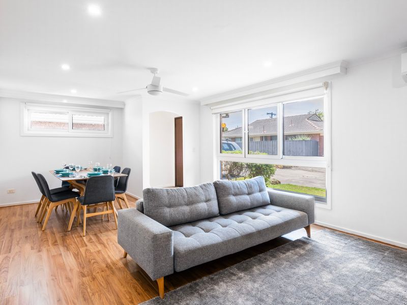 Open-plan lounge and dining for easy living