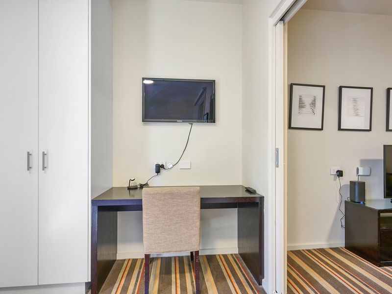 Dedicated desk area ideal for remote work