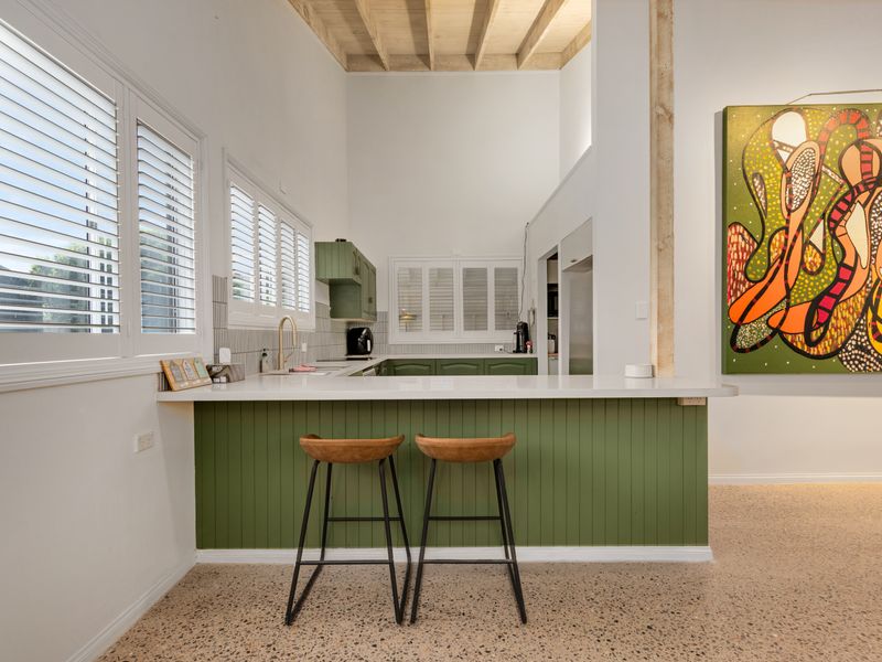 Modern kitchen with ample bench space