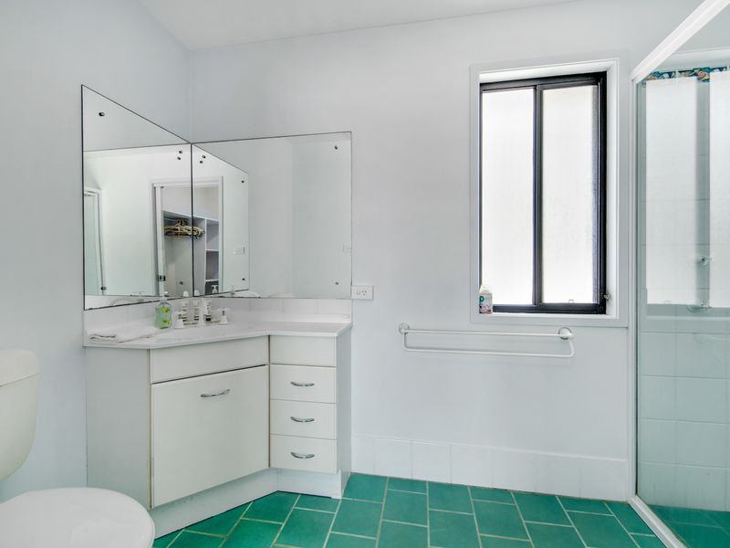 A clean, calming space to wash away the day